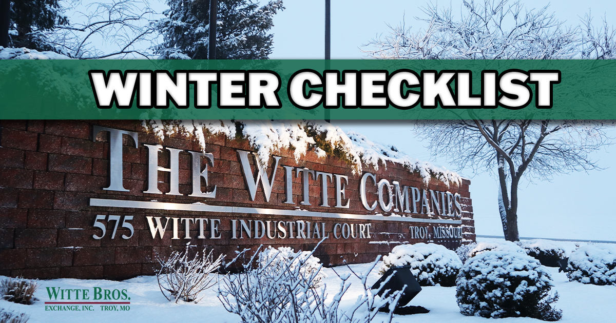 Winter Checklist Blog